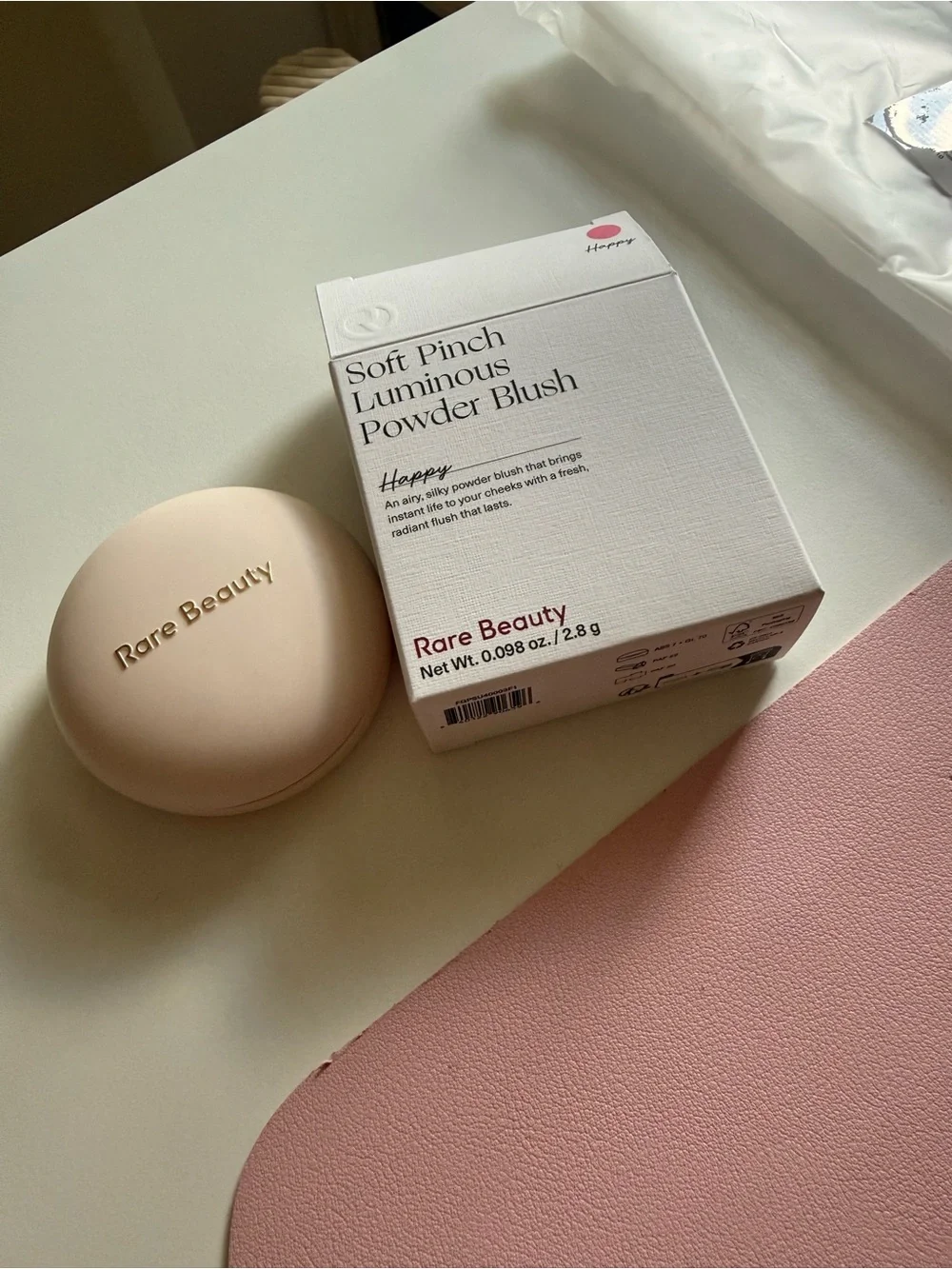 SEPHORA EXCLUSIVE: Rare Beauty Soft Pinch Luminous Powder Blush and lip oil